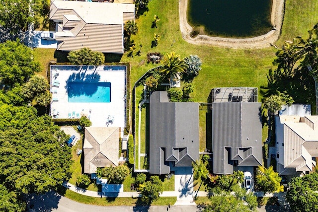 1175 Sea Grape Cir, Delray Beach, FL 33445 - drone / aerial view of a pool