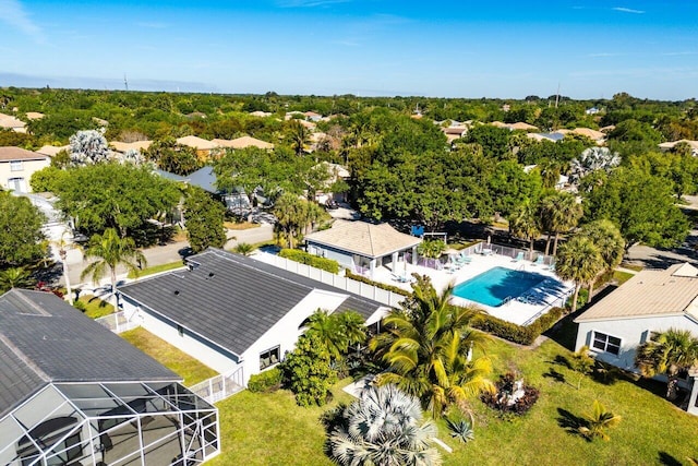 1175 Sea Grape Cir, Delray Beach, FL 33445 - aerial perspective of suburban area with a pool