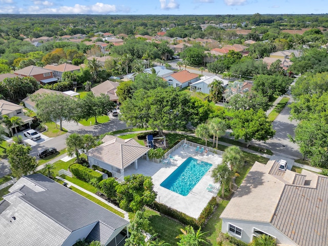 1175 Sea Grape Cir, Delray Beach, FL 33445 - aerial perspective of suburban area with a pool