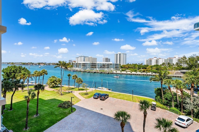 901 E Camino Real Unit 4C, Boca Raton, FL 33432 - water view with nearby urban area