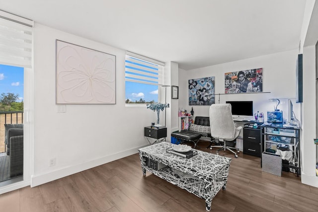 5500 NW 2nd Ave Unit 414, Boca Raton, FL 33487 - office space featuring wood finished floors and baseboards