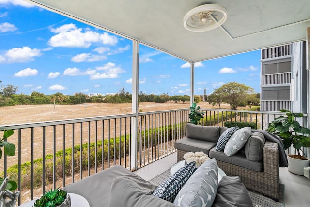 5500 NW 2nd Ave Unit 414, Boca Raton, FL 33487 - balcony with outdoor lounge area