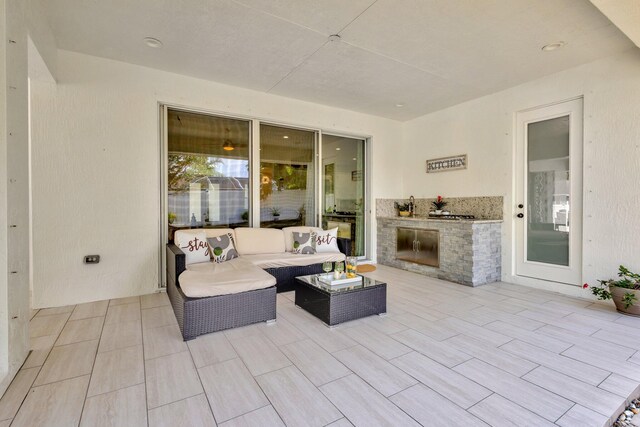 view of patio / terrace with outdoor lounge area