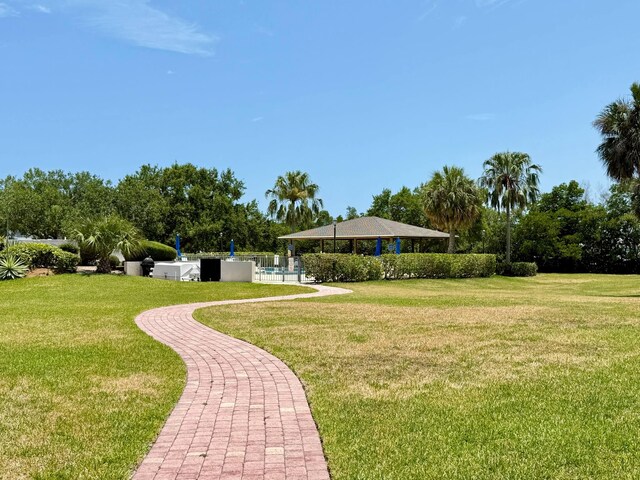surrounding community featuring a yard