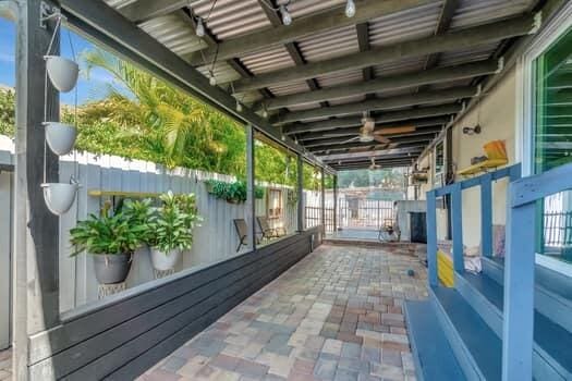 701 SW 1st Ave S, Boynton Beach, FL 33426 - view of patio with fence
