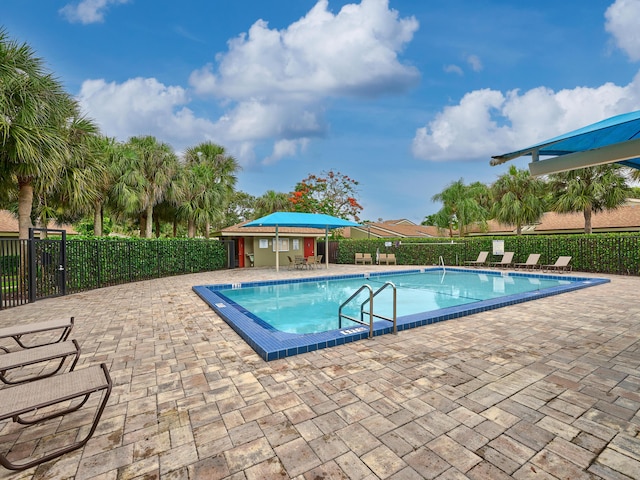 151 Meadows Dr, Boynton Beach, FL 33436 - community pool featuring a patio