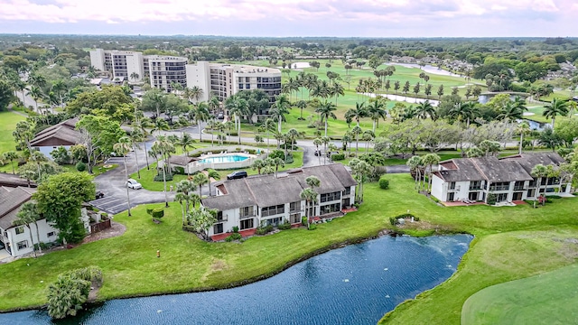 5218 Fountains Dr S Unit 206, Lake Worth, FL 33467 - drone / aerial view of a nearby body of water and a golf club