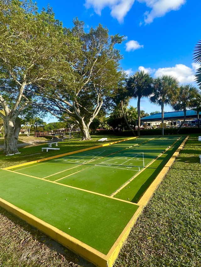 10173 Mangrove Dr Unit 204, Boynton Beach, FL 33437 - view of tennis court featuring shuffleboard