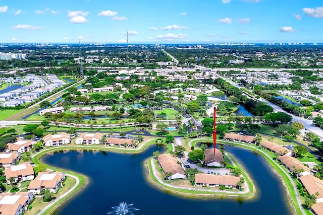 8735 Boca Glades Blvd W Unit D, Boca Raton, FL 33434 - aerial overview of property's location featuring a large body of water