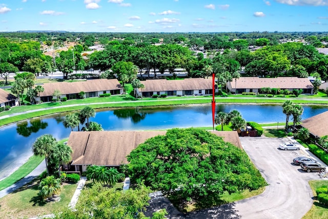 8735 Boca Glades Blvd W Unit D, Boca Raton, FL 33434 - aerial view of residential area with a large body of water and a tree filled landscape