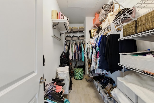 622 Parsons Way, Deerfield Beach, FL 33442 - spacious closet featuring attic access
