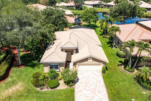 10887 Summerville Way, Boynton Beach, FL 33437 - aerial view of residential area with a nearby body of water