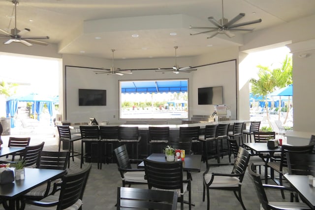 9037 Golden Mountain Cir, Boynton Beach, FL 33473 - view of patio featuring a ceiling fan