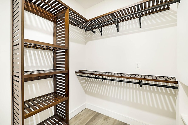2510 Lake Dr N, Boynton Beach, FL 33435 - spacious closet featuring wood finished floors