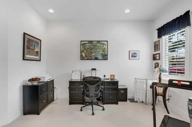 7779 Butera Plz, Delray Beach, FL 33446 - office with baseboards and recessed lighting