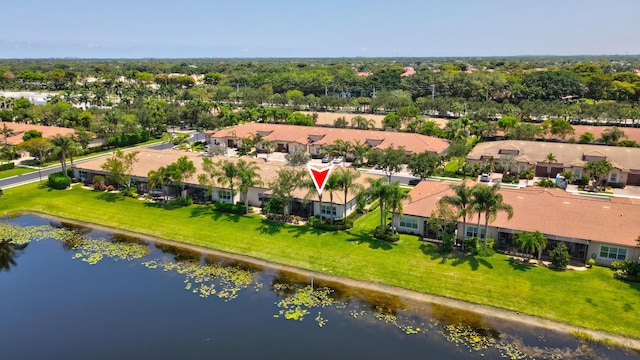 7779 Butera Plz, Delray Beach, FL 33446 - aerial perspective of suburban area featuring a nearby body of water