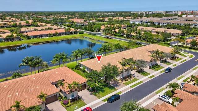 7779 Butera Plz, Delray Beach, FL 33446 - aerial perspective of suburban area with a large body of water