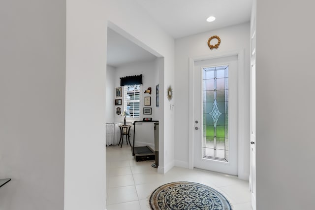 7779 Butera Plz, Delray Beach, FL 33446 - entrance foyer featuring light tile patterned flooring and baseboards