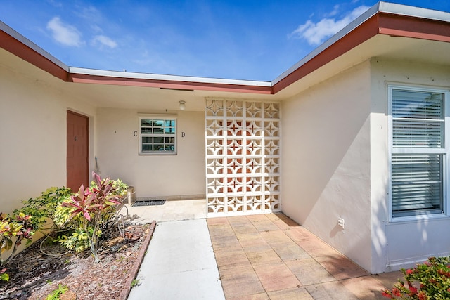 4585 NW 3rd St Unit D, Delray Beach, FL 33445 - entrance to property with stucco siding