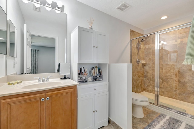2556 Marshfield Ct, Port Saint Lucie, FL 34953 - full bath featuring a shower stall, toilet, and vanity
