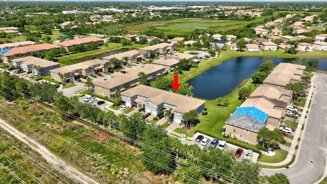 2556 Marshfield Ct, Port Saint Lucie, FL 34953 - aerial perspective of suburban area with a nearby body of water