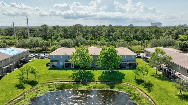 2556 Marshfield Ct, Port Saint Lucie, FL 34953 - aerial perspective of suburban area with a large body of water