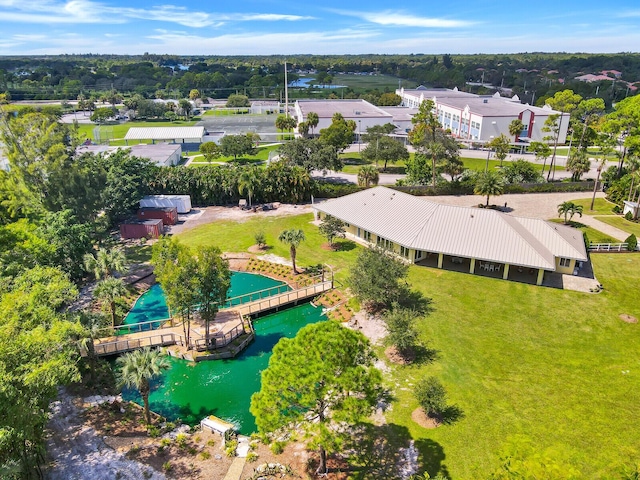 6624 Dillman Rd, West Palm Beach, FL 33413 - drone / aerial view of a pool
