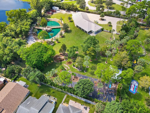 6624 Dillman Rd, West Palm Beach, FL 33413 - aerial view of property and surrounding area with a pool