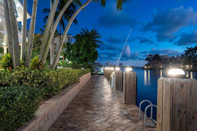 155 SE Spanish Trl, Boca Raton, FL 33432 - dock area with a water view