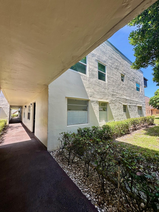 view of side of property