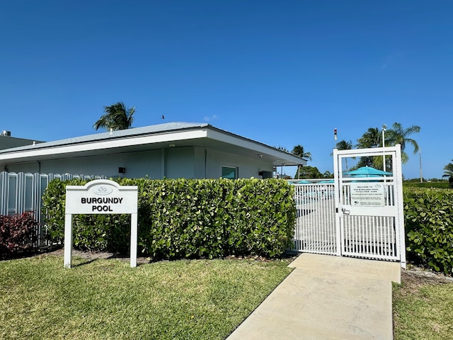 view of property exterior