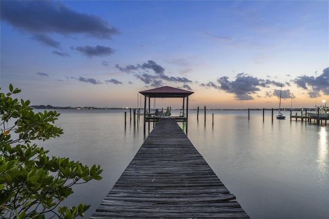 11 Wendy Ln, Stuart, FL 34994 - dock with boat lift and a water view
