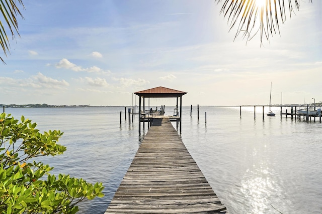 11 Wendy Ln, Stuart, FL 34994 - dock with boat lift and a water view