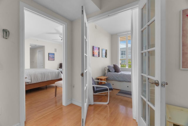 101 SE 20th Ave Unit 501, Deerfield Beach, FL 33441 - hall with light wood finished floors and baseboards