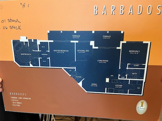 101 SE 20th Ave Unit 501, Deerfield Beach, FL 33441 - floor plan / room layout