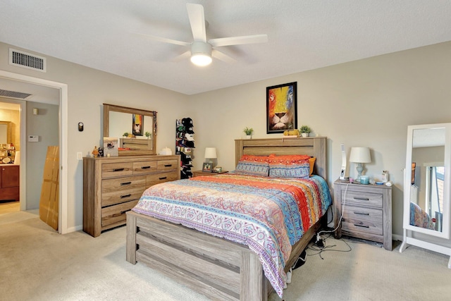 2950 SW 22nd Cir Unit 4C, Delray Beach, FL 33445 - bedroom featuring light colored carpet, baseboards, and a ceiling fan