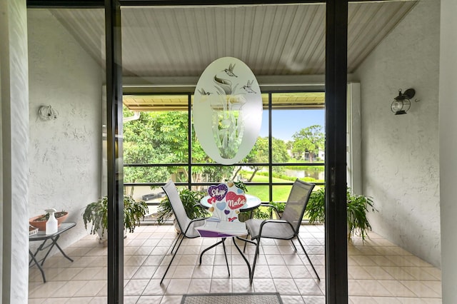 3001 SE Aster Ln Unit 908, Stuart, FL 34994 - sunroom / solarium with a water view
