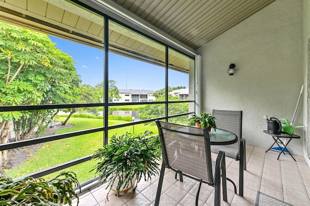 3001 SE Aster Ln Unit 908, Stuart, FL 34994 - sunroom / solarium with a water view