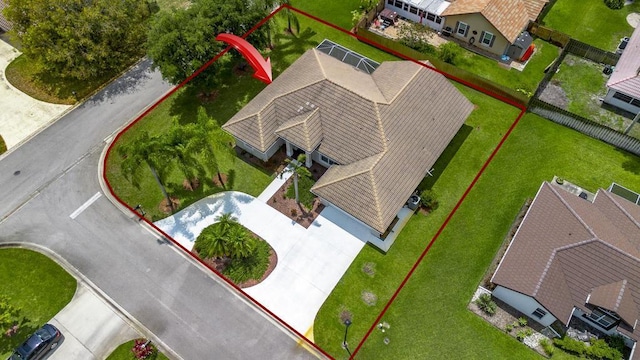 2904 SW Sutton Pl, Palm City, FL 34990 - view of subject property with property parcel outlined