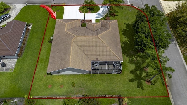 2904 SW Sutton Pl, Palm City, FL 34990 - view of subject property with property parcel outlined
