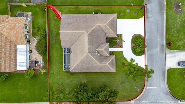 2904 SW Sutton Pl, Palm City, FL 34990 - aerial view of property's location with property boundaries highlighted