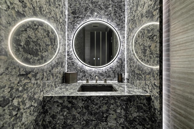 bathroom with a sink