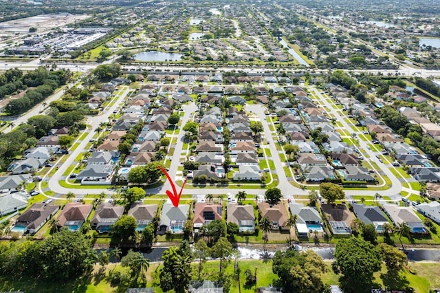 18320 181st Cir S, Boca Raton, FL 33498 - aerial view of property's location with nearby suburban area and a large body of water