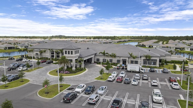 13339 SW River Rock Rd, Port Saint Lucie, FL 34987 - aerial perspective of suburban area featuring a large body of water