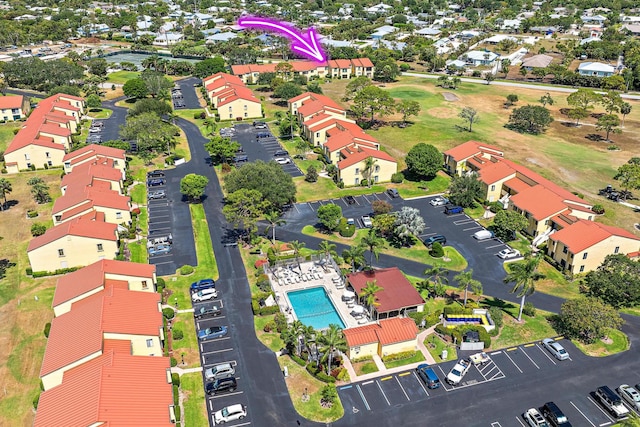 5393 SE Miles Grant Rd Unit A203, Stuart, FL 34997 - aerial view of a pool area