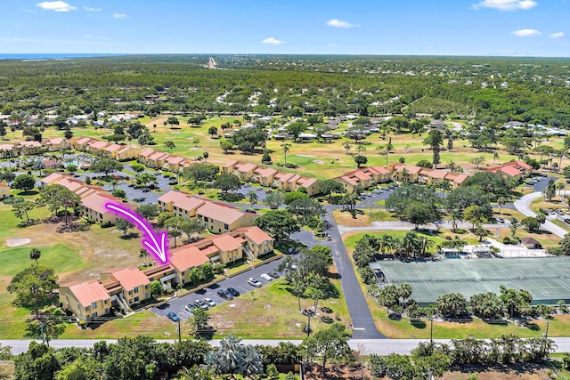 5393 SE Miles Grant Rd Unit A203, Stuart, FL 34997 - aerial perspective of suburban area with a golf course