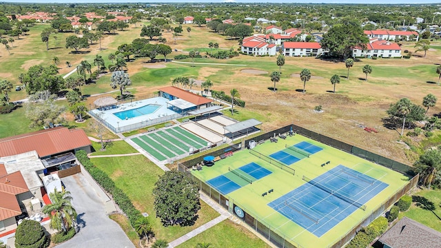 5393 SE Miles Grant Rd Unit A203, Stuart, FL 34997 - drone / aerial view of a pool area and a golf club