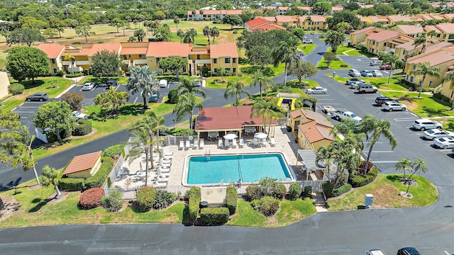 5393 SE Miles Grant Rd Unit A203, Stuart, FL 34997 - bird's eye view of a pool