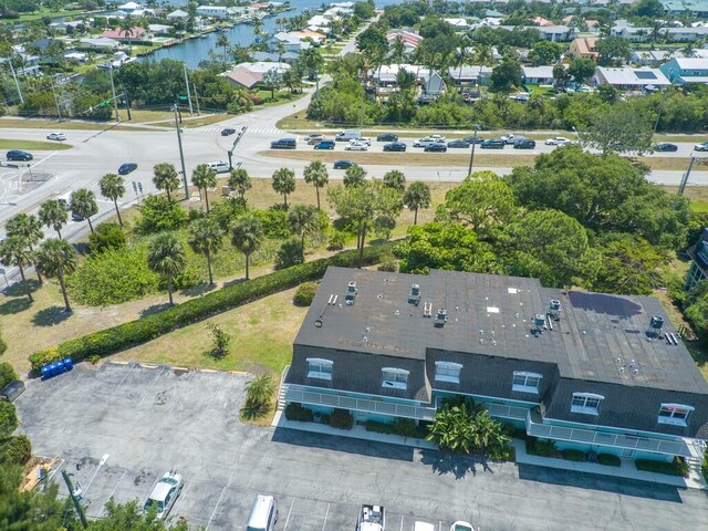 drone / aerial view of a nearby body of water