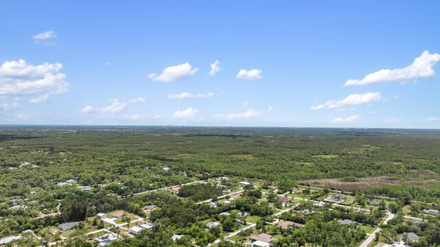 bird's eye view of a heavily wooded area